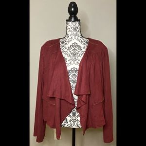 Ashley Stewart Cascade Suede Jacket